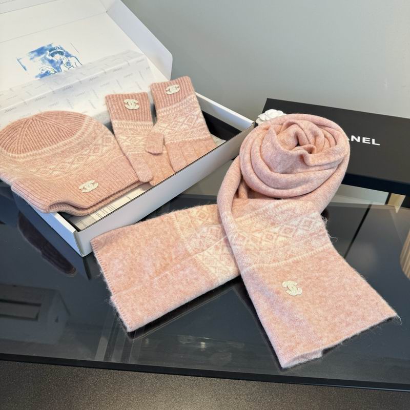 Chanel Scarf Hat Gloves dx (30)