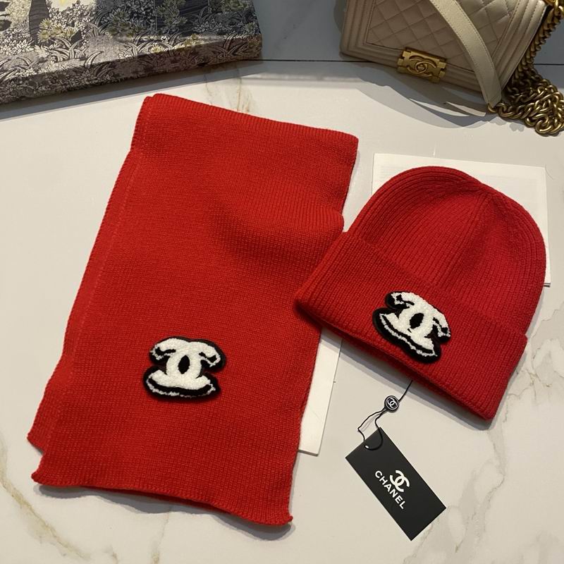 Chanel Scarf Hat dx (161)