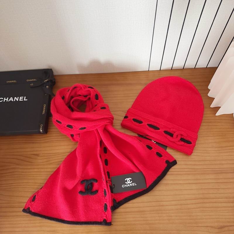 Chanel Scarf Hat dx (232)