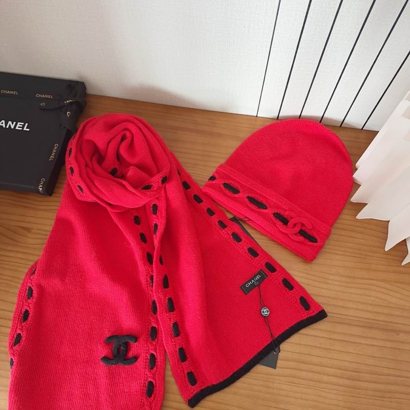 Chanel Scarf Hat dx (234)