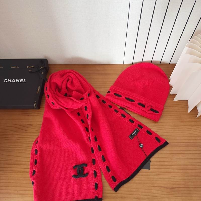 Chanel Scarf Hat dx (235)