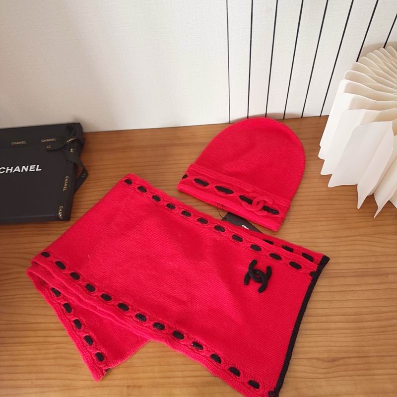 Chanel Scarf Hat dx (236)