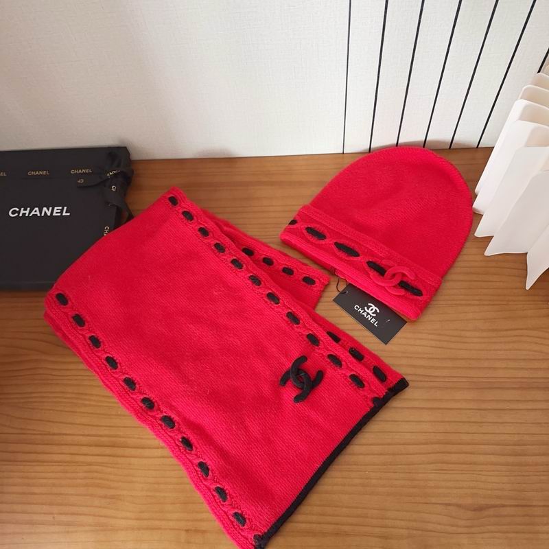 Chanel Scarf Hat dx (237)