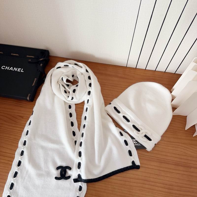 Chanel Scarf Hat dx (243)