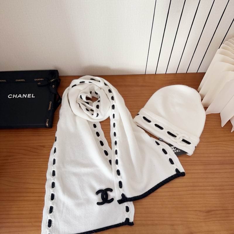 Chanel Scarf Hat dx (244)