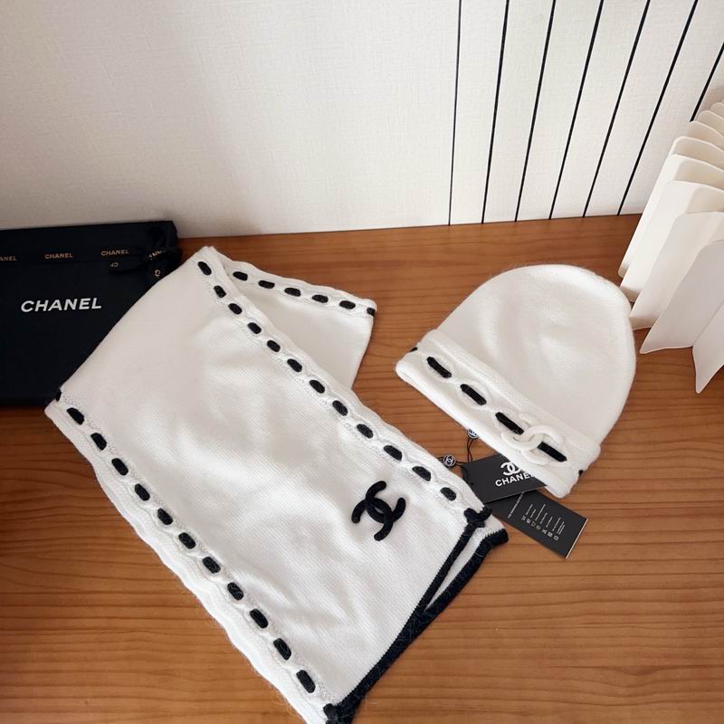Chanel Scarf Hat dx (245)