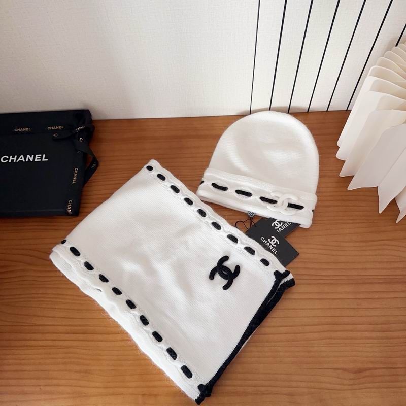 Chanel Scarf Hat dx (247)