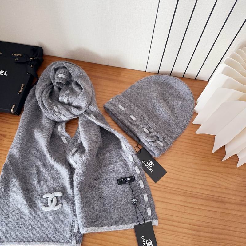 Chanel Scarf Hat dx (252)