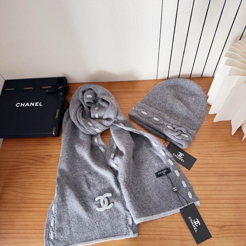 Chanel Scarf Hat dx (253)
