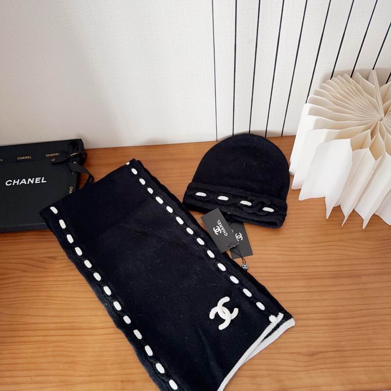Chanel Scarf Hat dx (262)