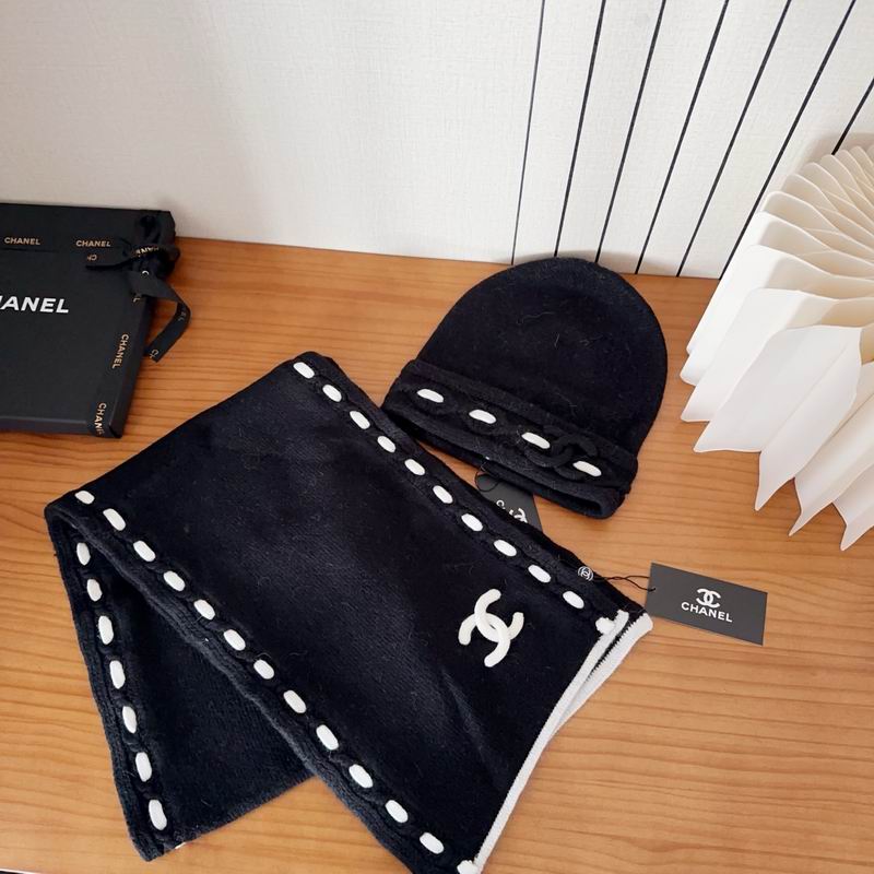 Chanel Scarf Hat dx (263)