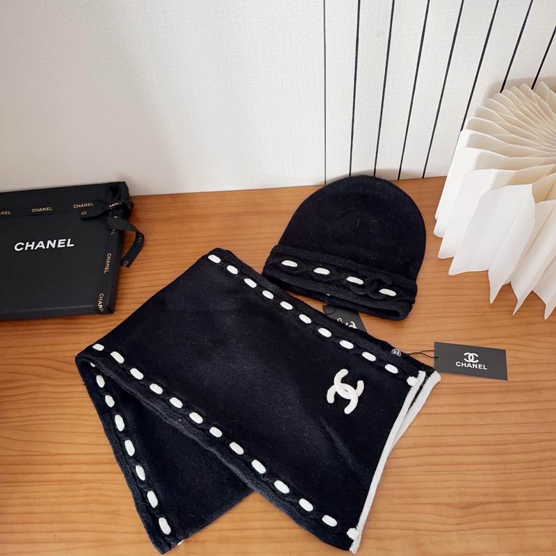 Chanel Scarf Hat dx (264)