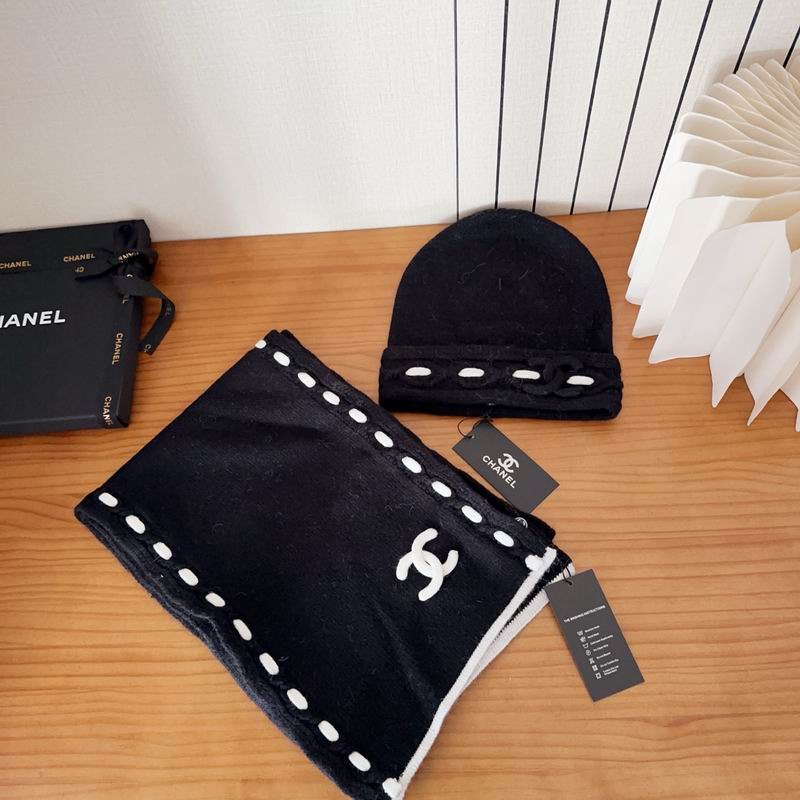 Chanel Scarf Hat dx (265)