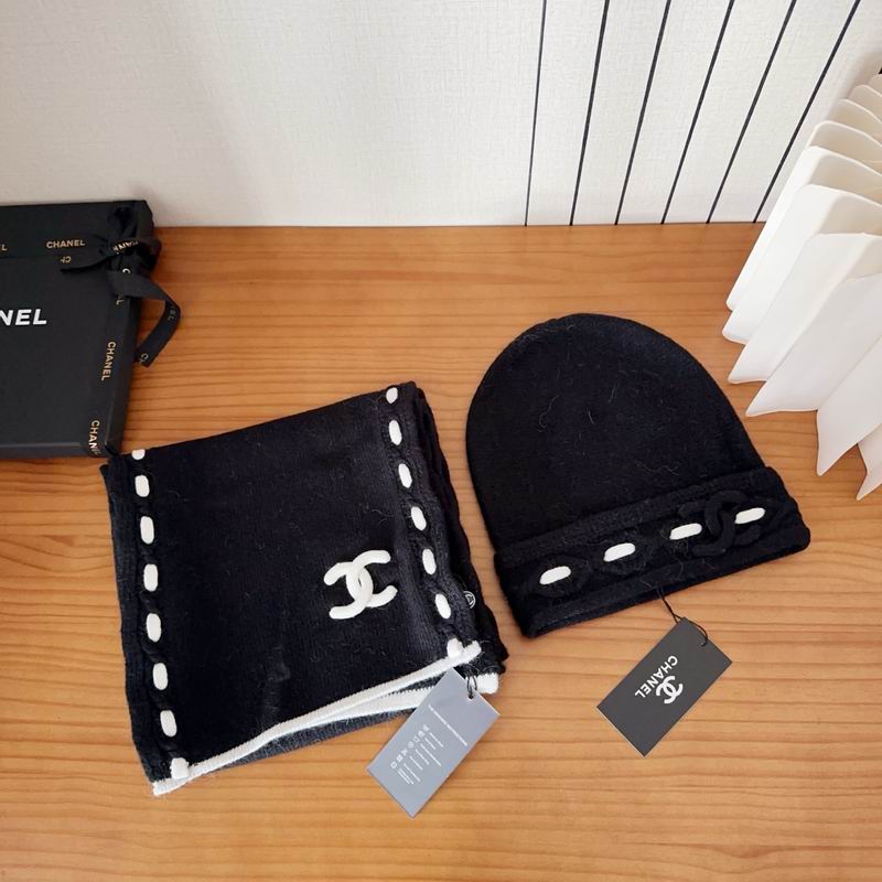 Chanel Scarf Hat dx (266)