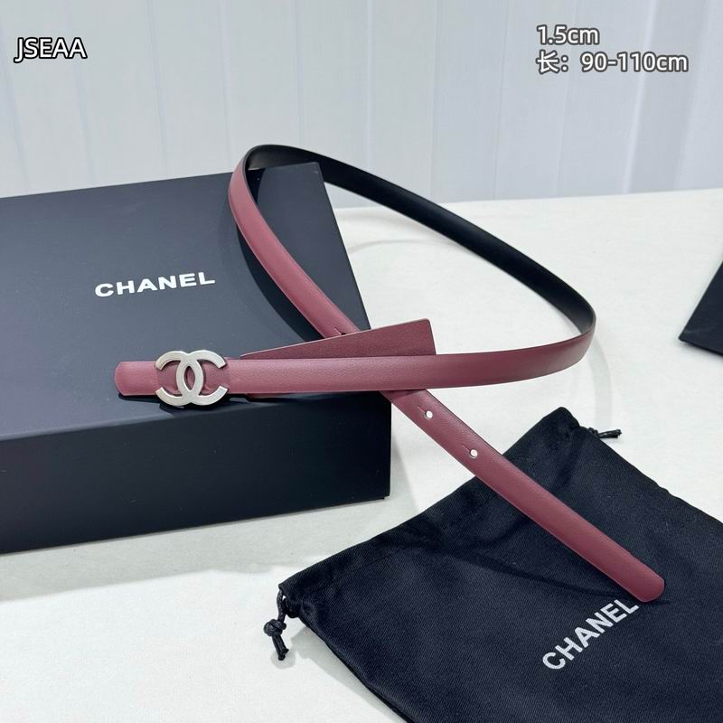 Chanel belt 15mmX90-110cm 8L (26)