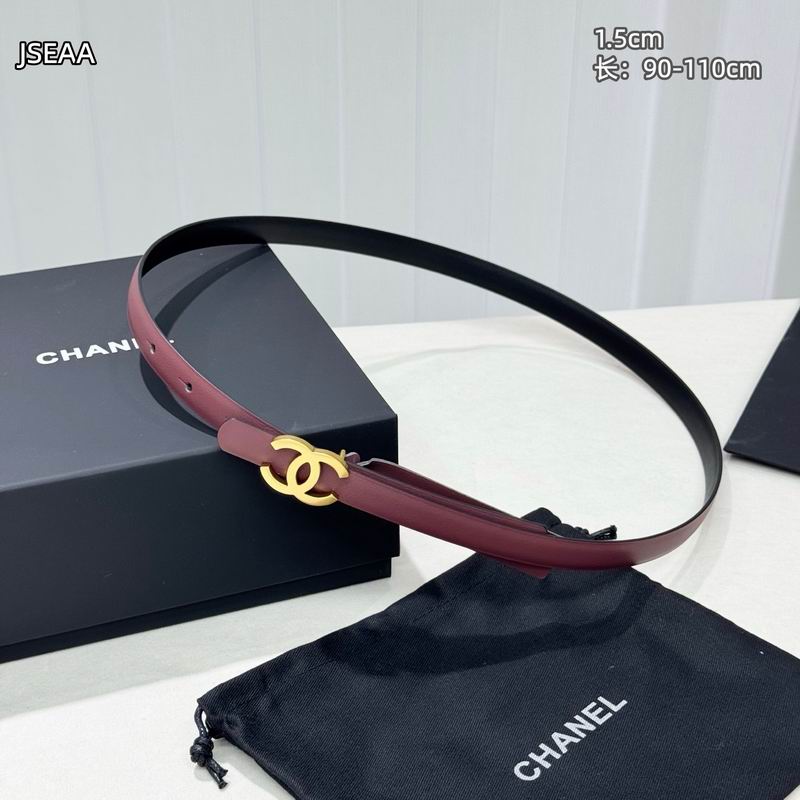 Chanel belt 15mmX90-110cm 8L (31)