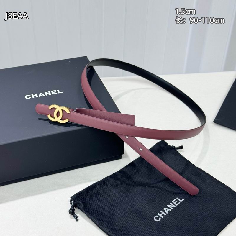 Chanel belt 15mmX90-110cm 8L (32)