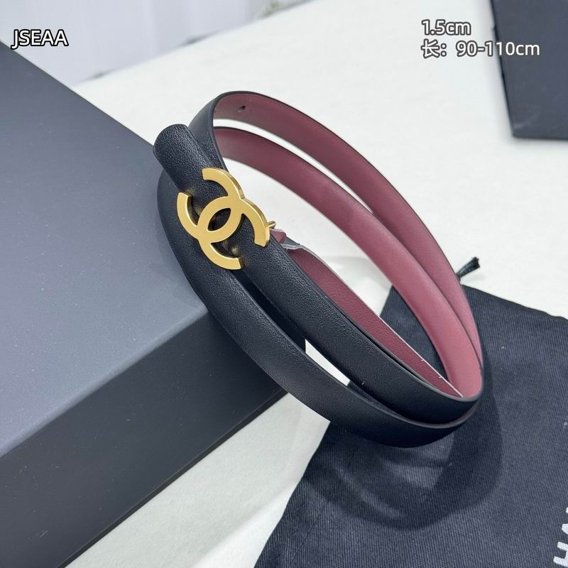 Chanel belt 15mmX90-110cm 8L (34)
