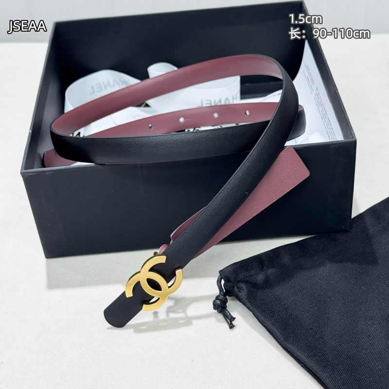 Chanel belt 15mmX90-110cm 8L (35)