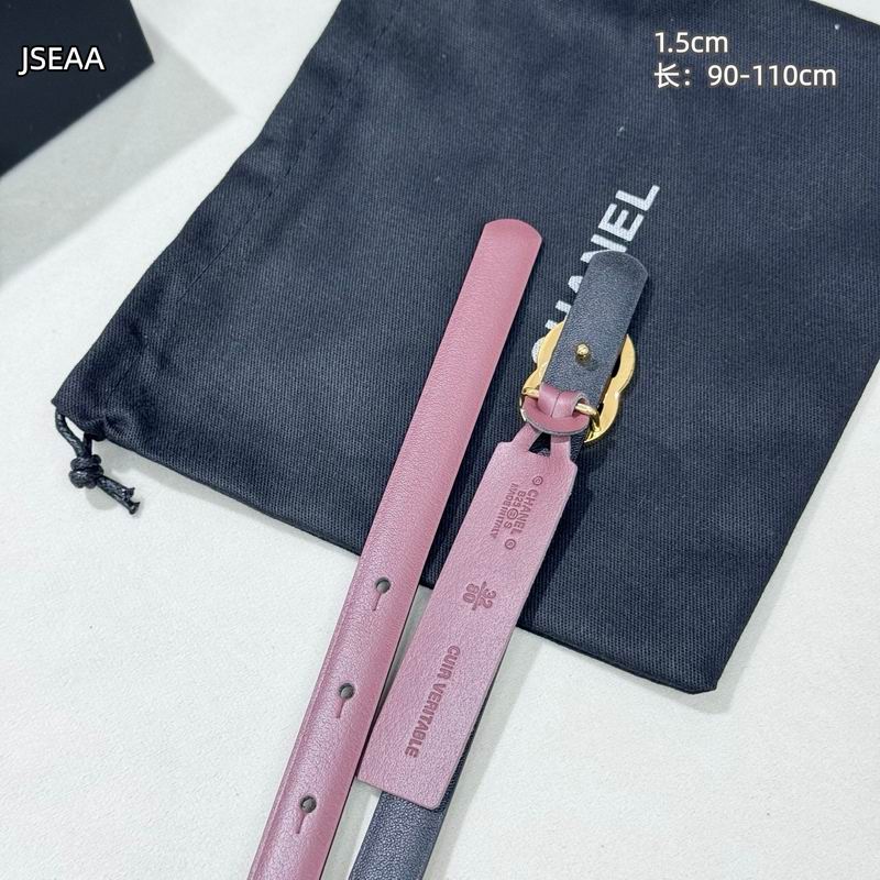 Chanel belt 15mmX90-110cm 8L (39)