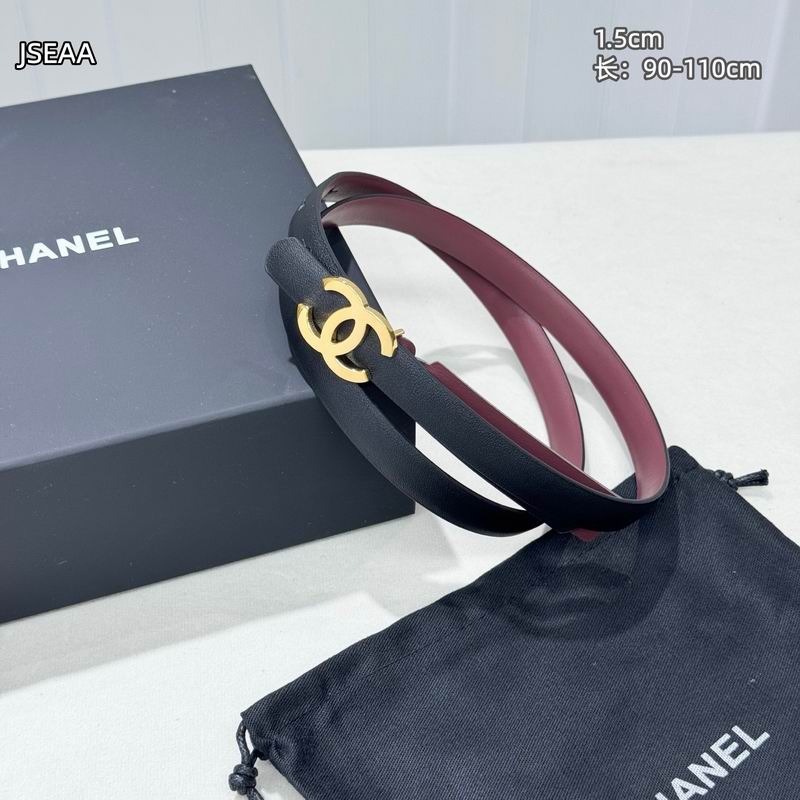 Chanel belt 15mmX90-110cm 8L (40)