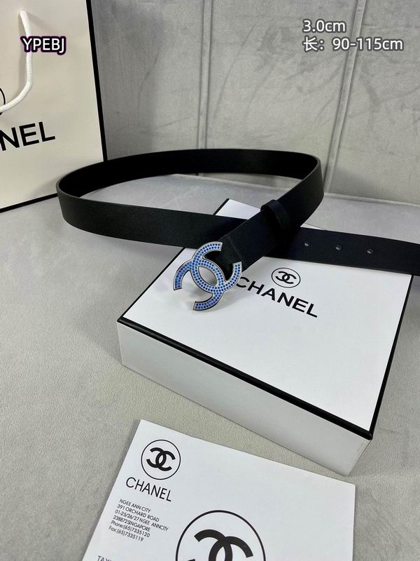 Chanel belt 30mmX90-115cm 8L (19)