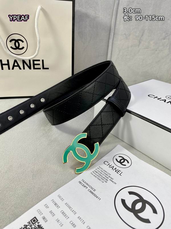 Chanel belt 30mmX90-115cm 8L (2)