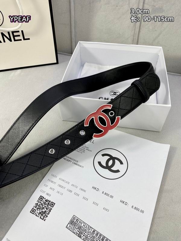 Chanel belt 30mmX90-115cm 8L (24)