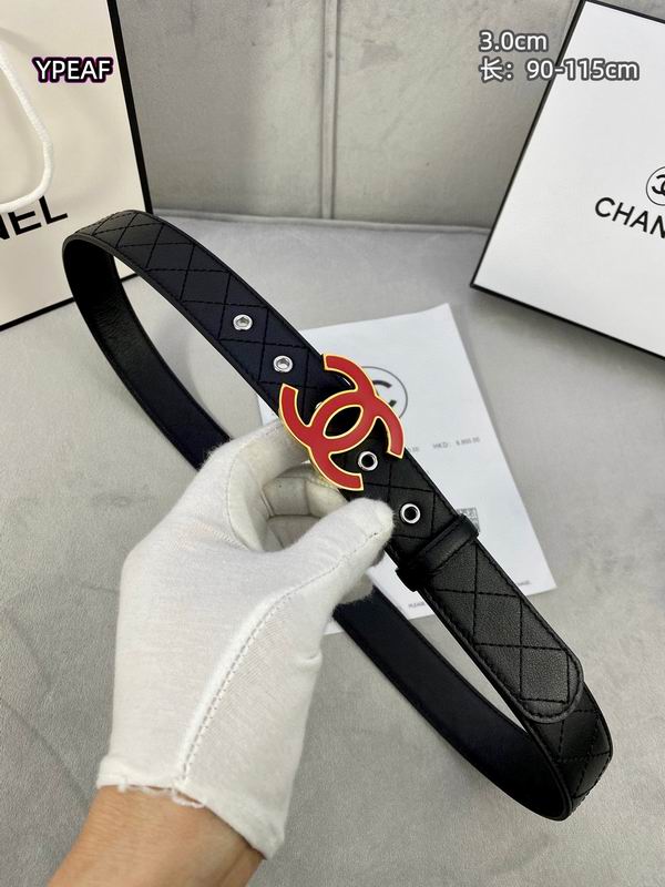 Chanel belt 30mmX90-115cm 8L (27)