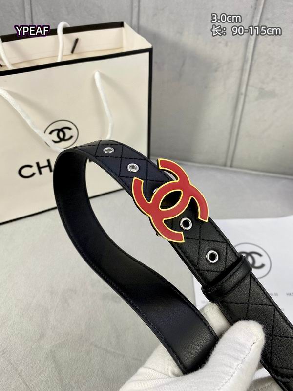 Chanel belt 30mmX90-115cm 8L (28)