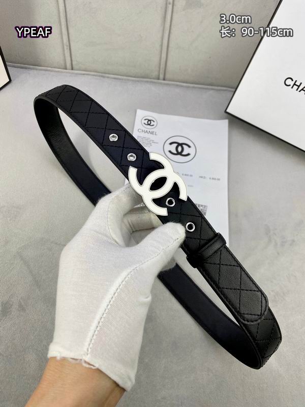 Chanel belt 30mmX90-115cm 8L (32)