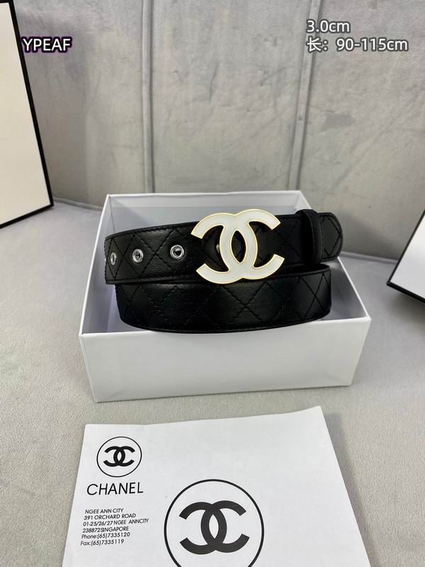 Chanel belt 30mmX90-115cm 8L (33)
