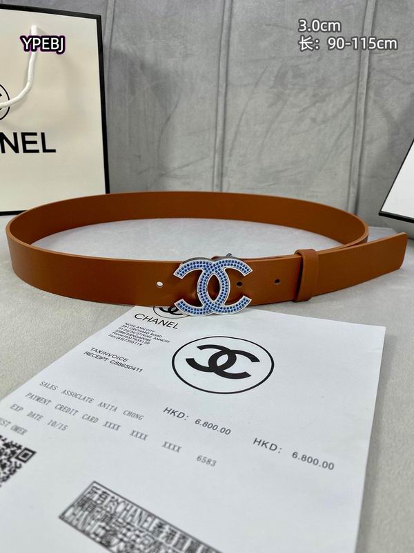Chanel belt 30mmX90-115cm 8L (34)