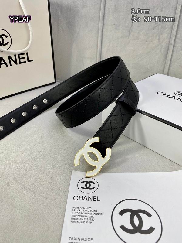 Chanel belt 30mmX90-115cm 8L (35)