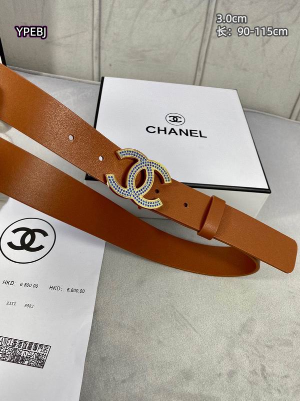 Chanel belt 30mmX90-115cm 8L (38)
