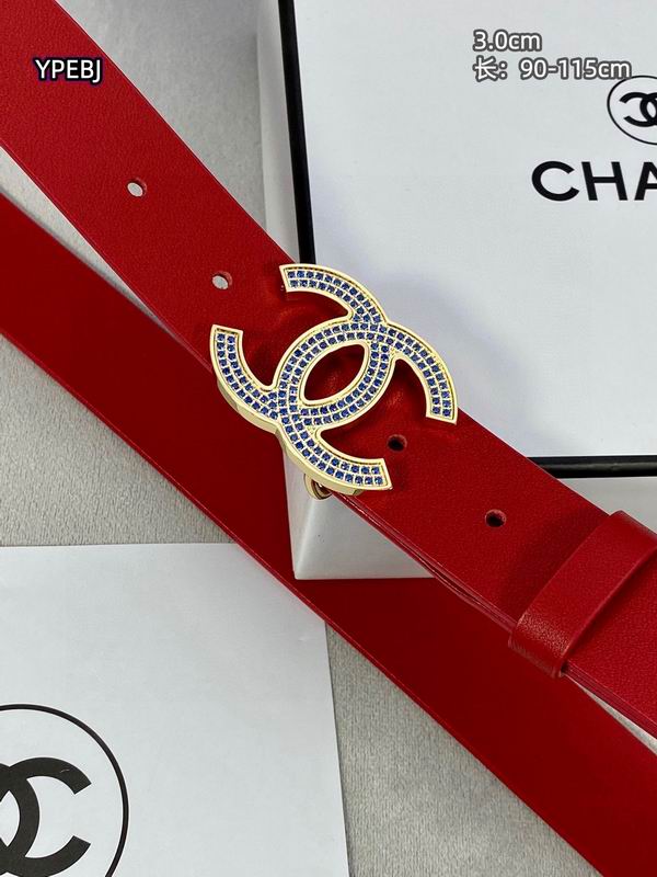 Chanel belt 30mmX90-115cm 8L (9)