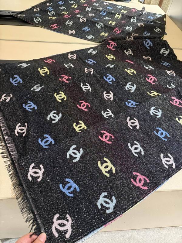 Chanel scarf 180X70cm E29 (4)