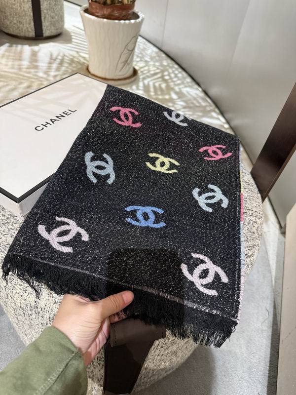Chanel scarf 180X70cm E29 (6)