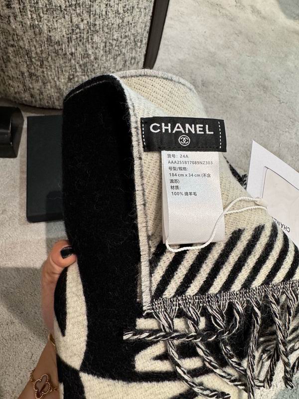 Chanel scarf 184X34cm E22 (4)
