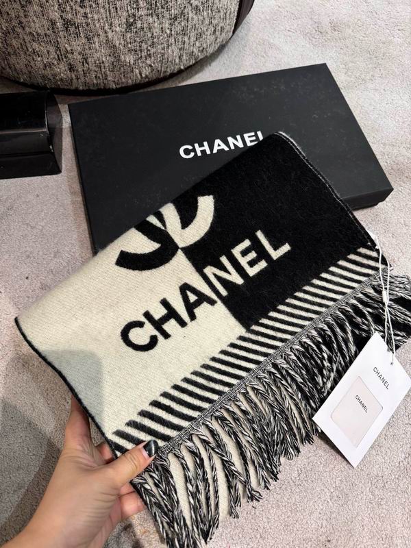 Chanel scarf 184X34cm E22 (5)