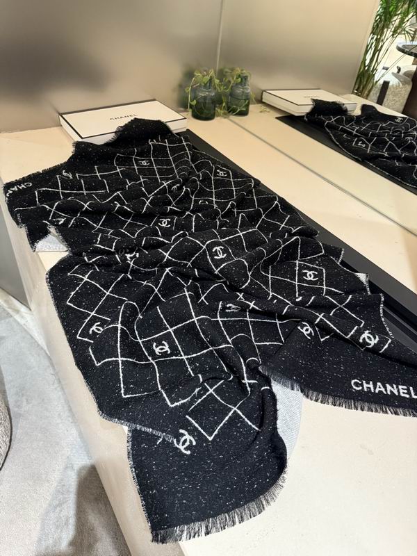 Chanel scarf 195X70cm E86 (1)