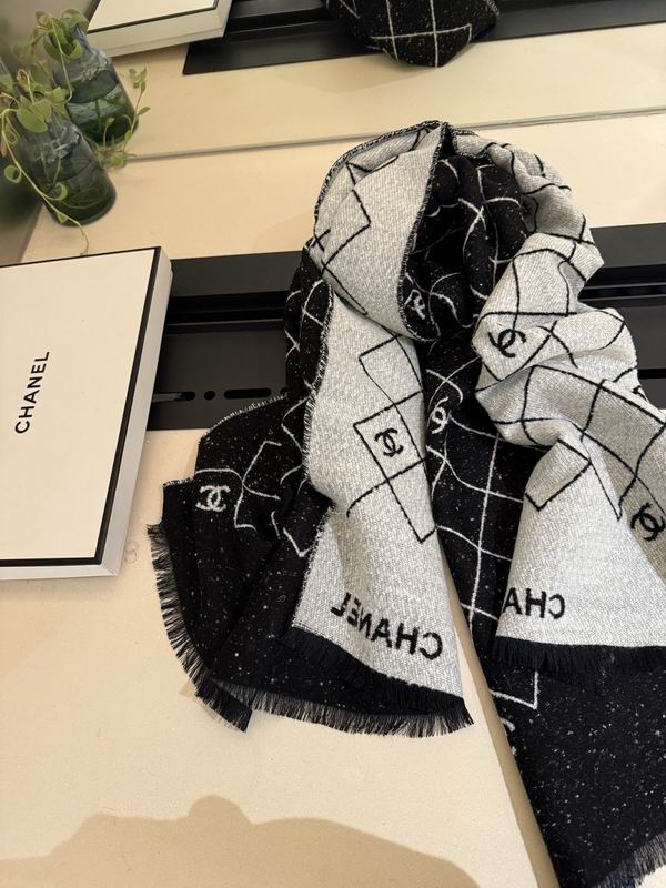 Chanel scarf 195X70cm E86 (2)