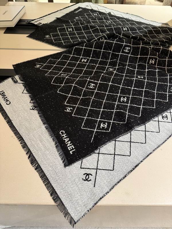 Chanel scarf 195X70cm E86 (4)