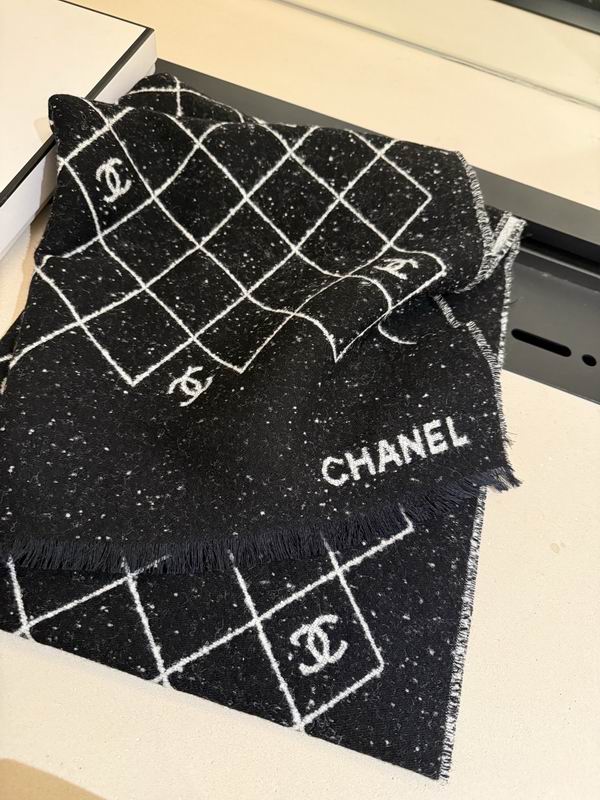 Chanel scarf 195X70cm E86 (6)