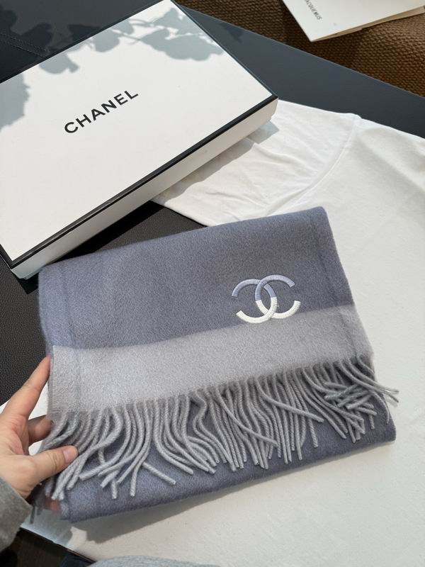 Chanel scarf 30X180cm E33 (22)