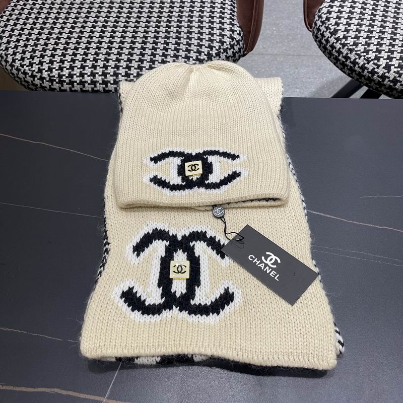 Chanel scarf hat (218)