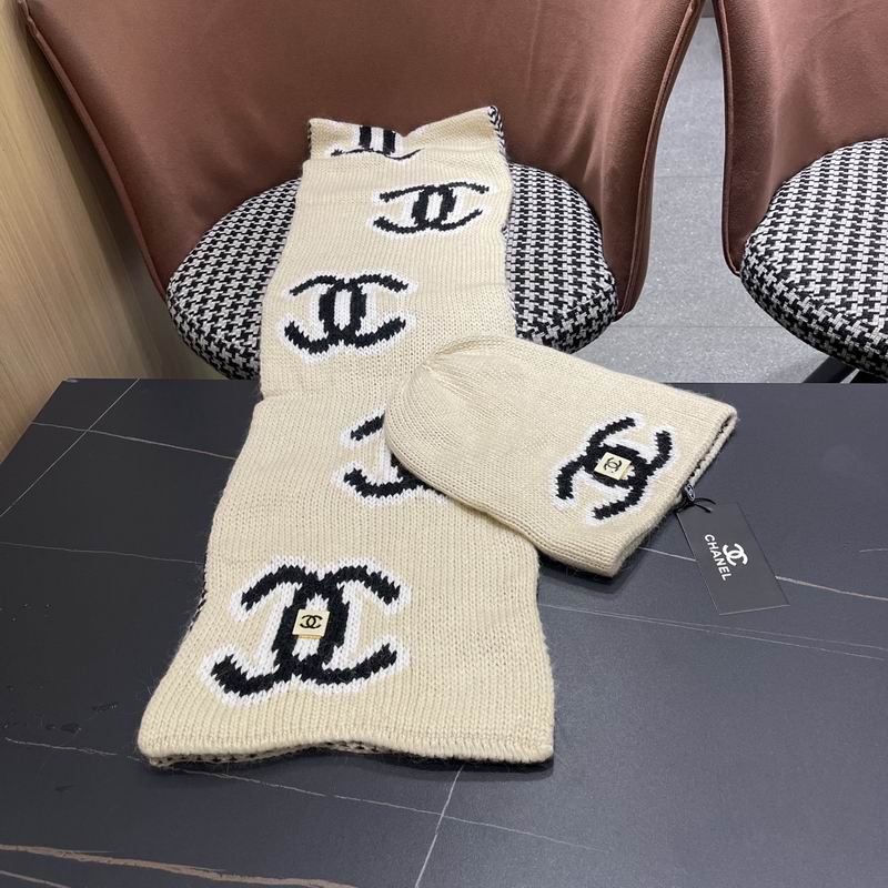 Chanel scarf hat (221)