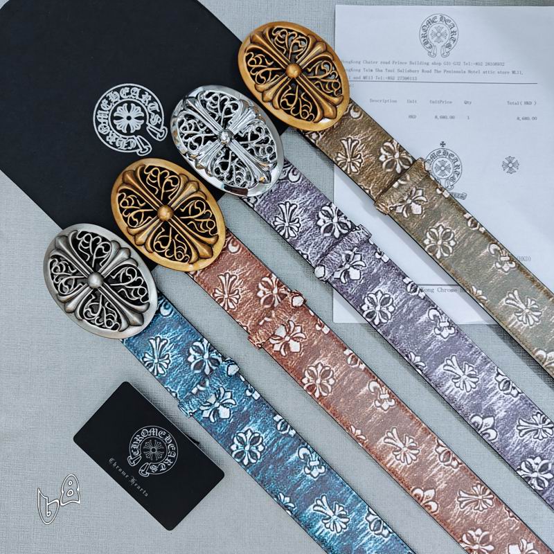 Chrome Hearts belt 38mmX90-125cm lb (41)
