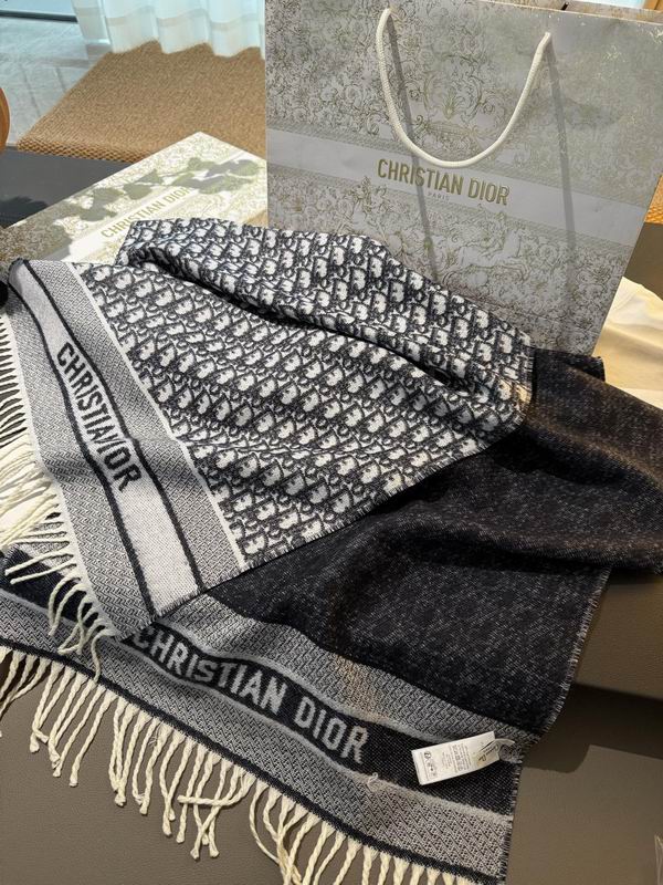 Dior Scarf 100%山羊绒 E30 (10)
