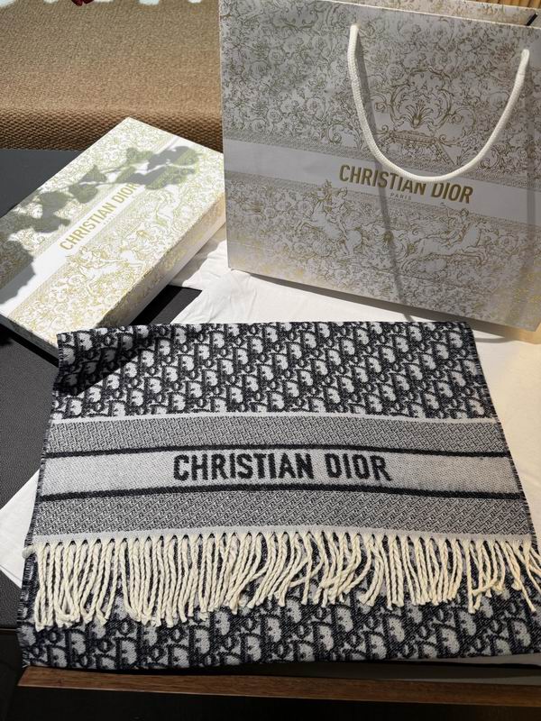 Dior Scarf 100%山羊绒 E30 (13)